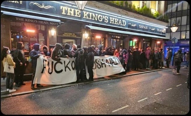 TBG Xmas event blockaded 2024